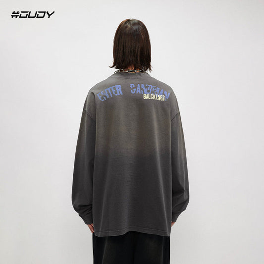 stressed Gradient Long Sleeves