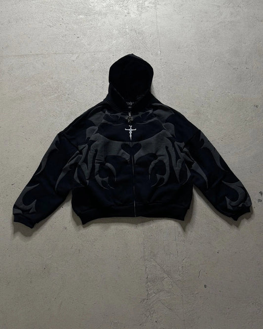 DEATH ZIPPER HOODIE