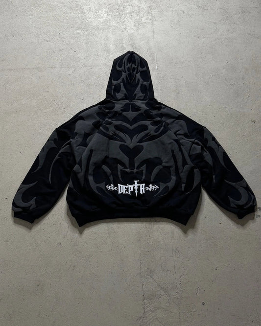 DEATH ZIPPER HOODIE